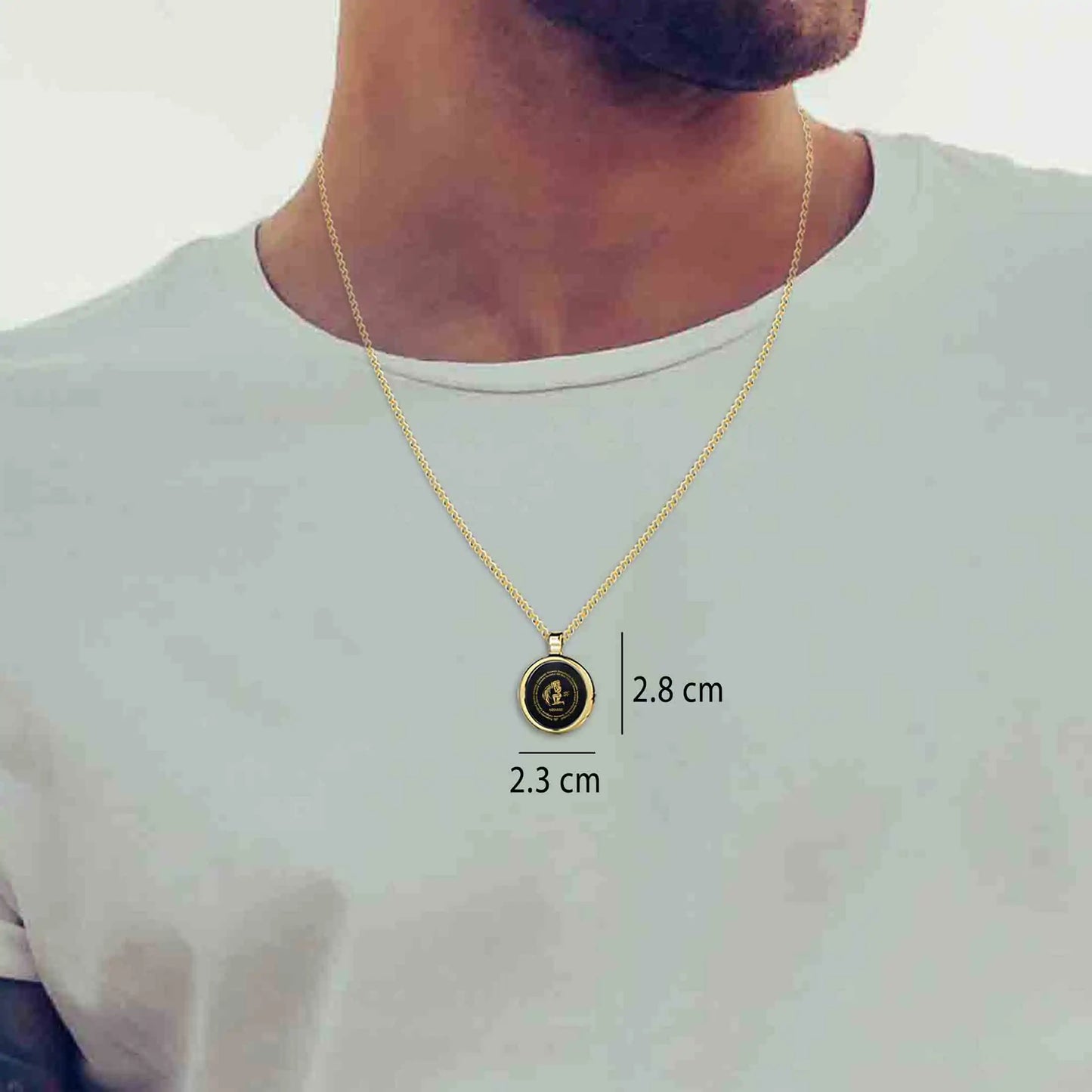 Aquarius Necklaces for Lovers of the Zodiac | Inscribed in Gold - MoonlightMysticVibes.com