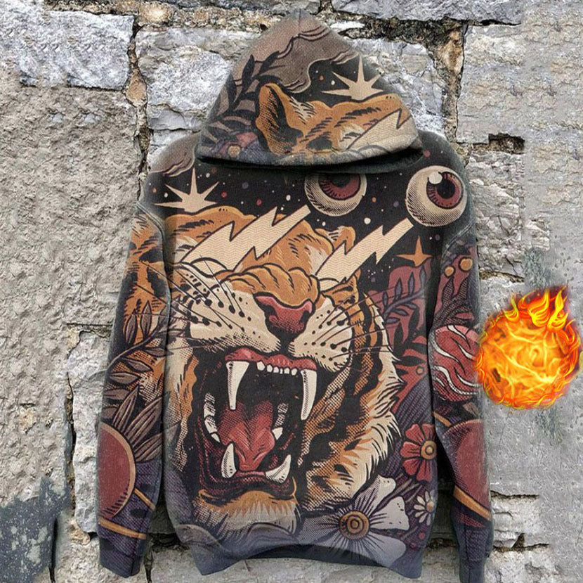 Fleece Space Hoodie - MoonlightMysticVibes.com
