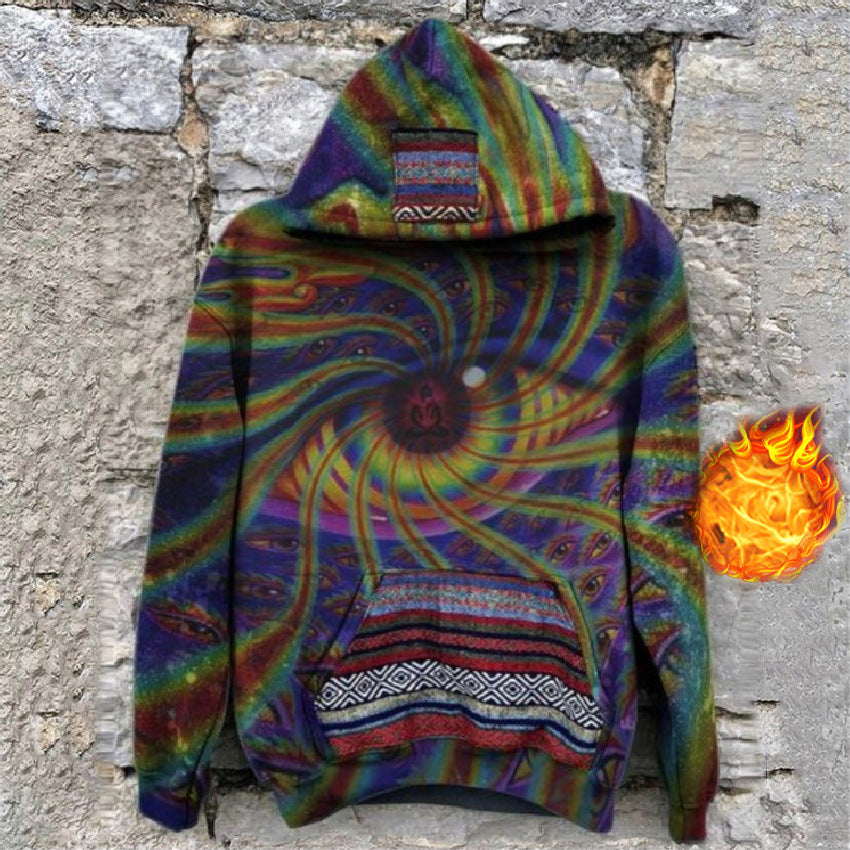 Fleece Space Hoodie - MoonlightMysticVibes.com