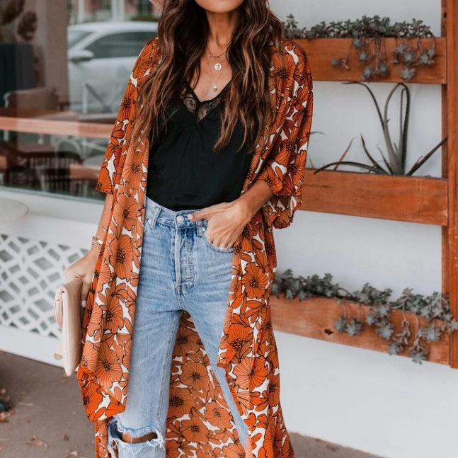 Long Kimono Cardigan