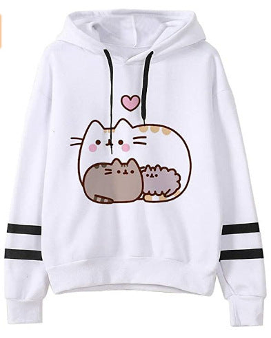 Fleece Hoodie: Cat & Sailor Moon