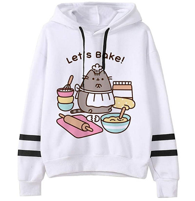 Fleece Hoodie: Cat & Sailor Moon