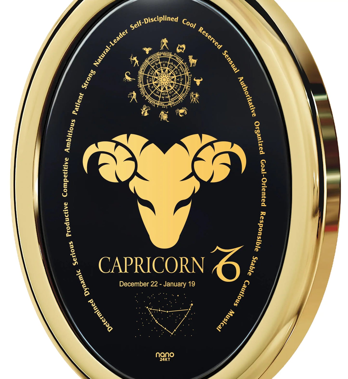 Capricorn Zodiac Necklace