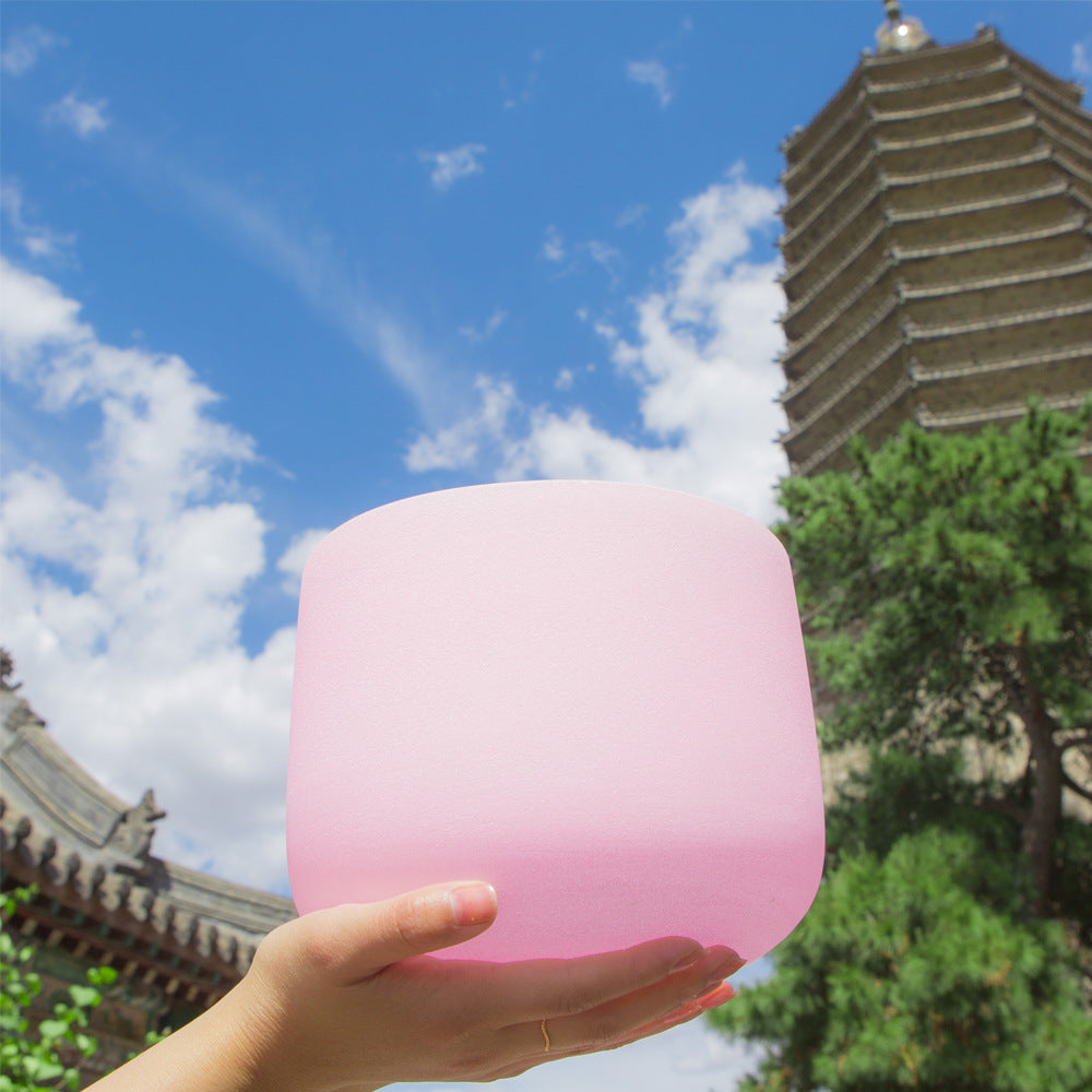 Pink Rose Quartz Crystal Bowl