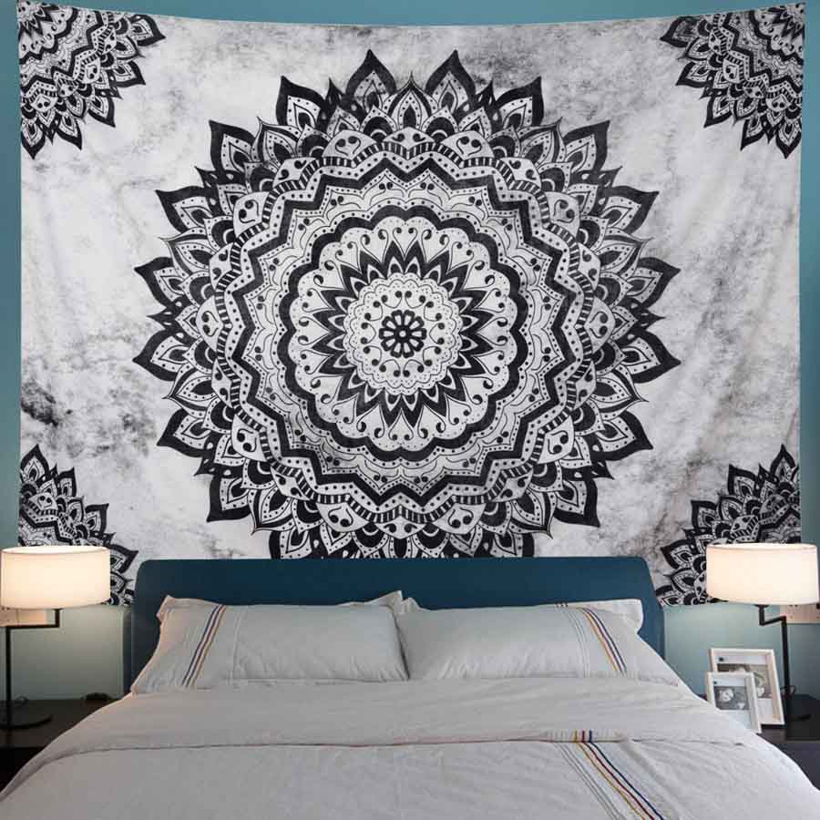 Indian Mandala Tapestry - MoonlightMysticVibes.com