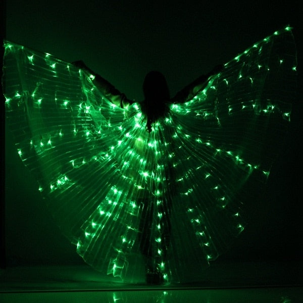 LED Belly Dance Wings/ Colorful Butterflies Wings * - MoonlightMysticVibes.com