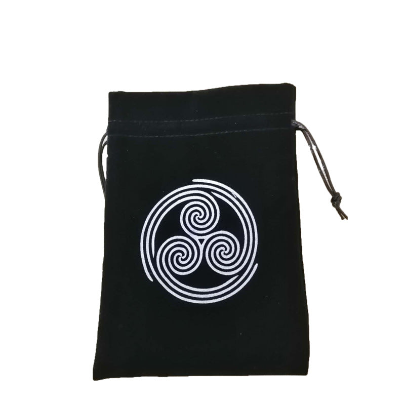 German Thick Velvet Tarot Oracle Card Bag - MoonlightMysticVibes.com