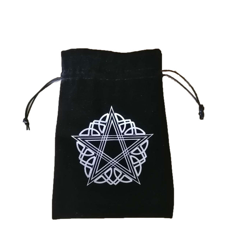 German Thick Velvet Tarot Oracle Card Bag - MoonlightMysticVibes.com