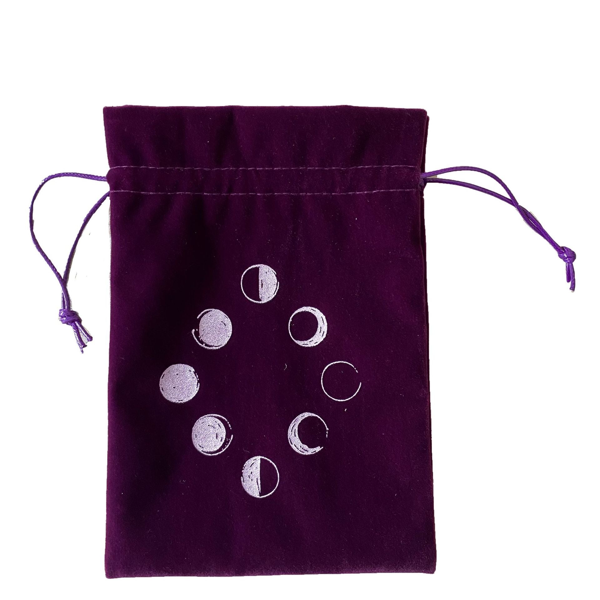 German Thick Velvet Tarot Oracle Card Bag - MoonlightMysticVibes.com