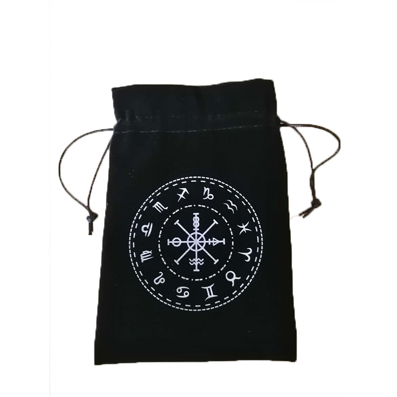 German Thick Velvet Tarot Oracle Card Bag - MoonlightMysticVibes.com