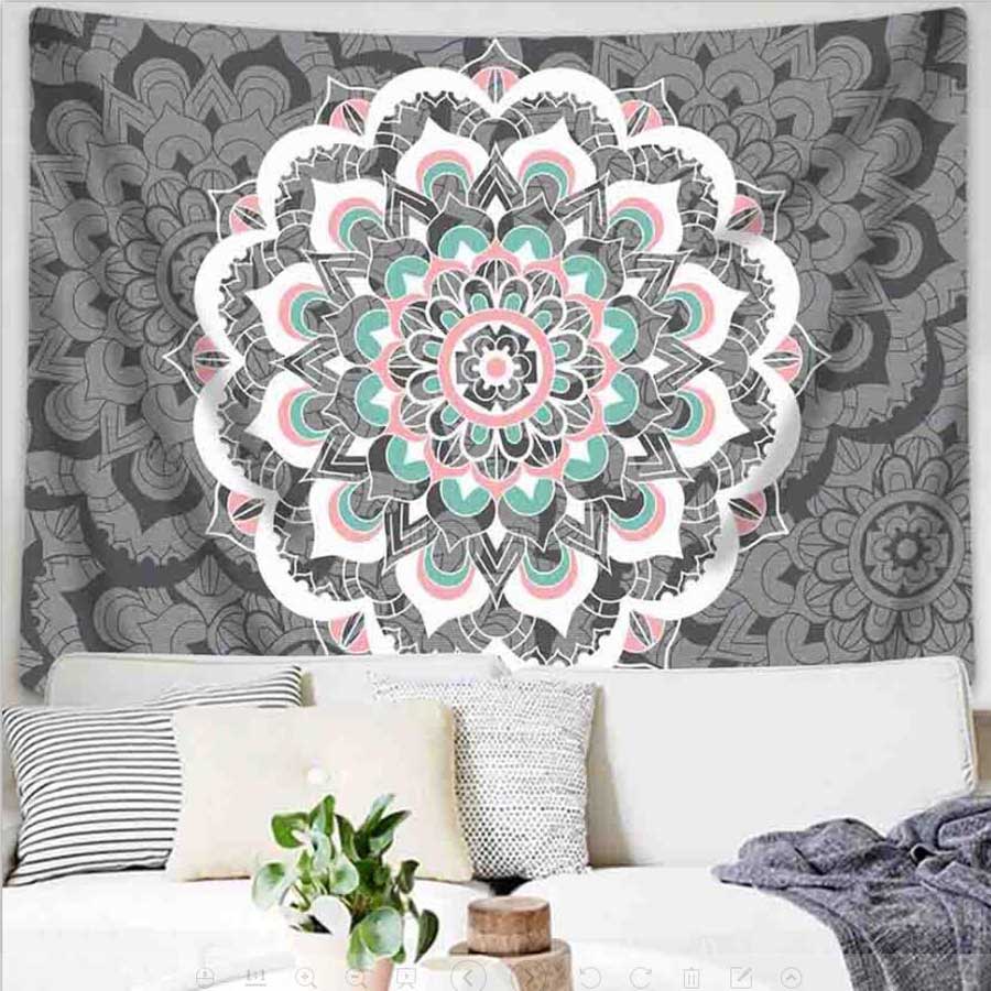 Indian Mandala Tapestry - MoonlightMysticVibes.com