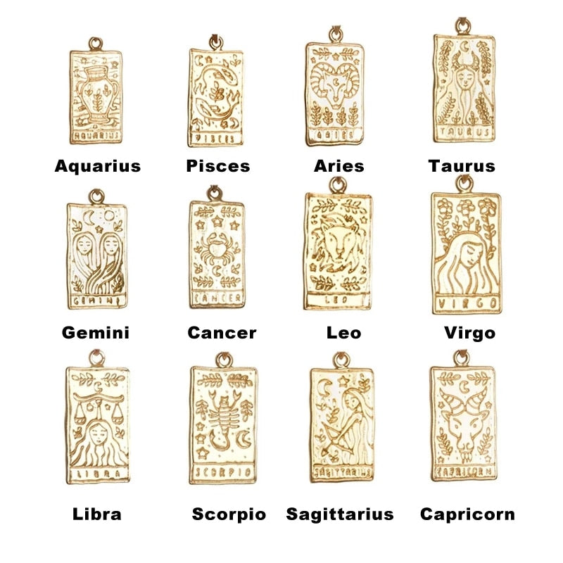 Zodiac Necklace * - MoonlightMysticVibes.com