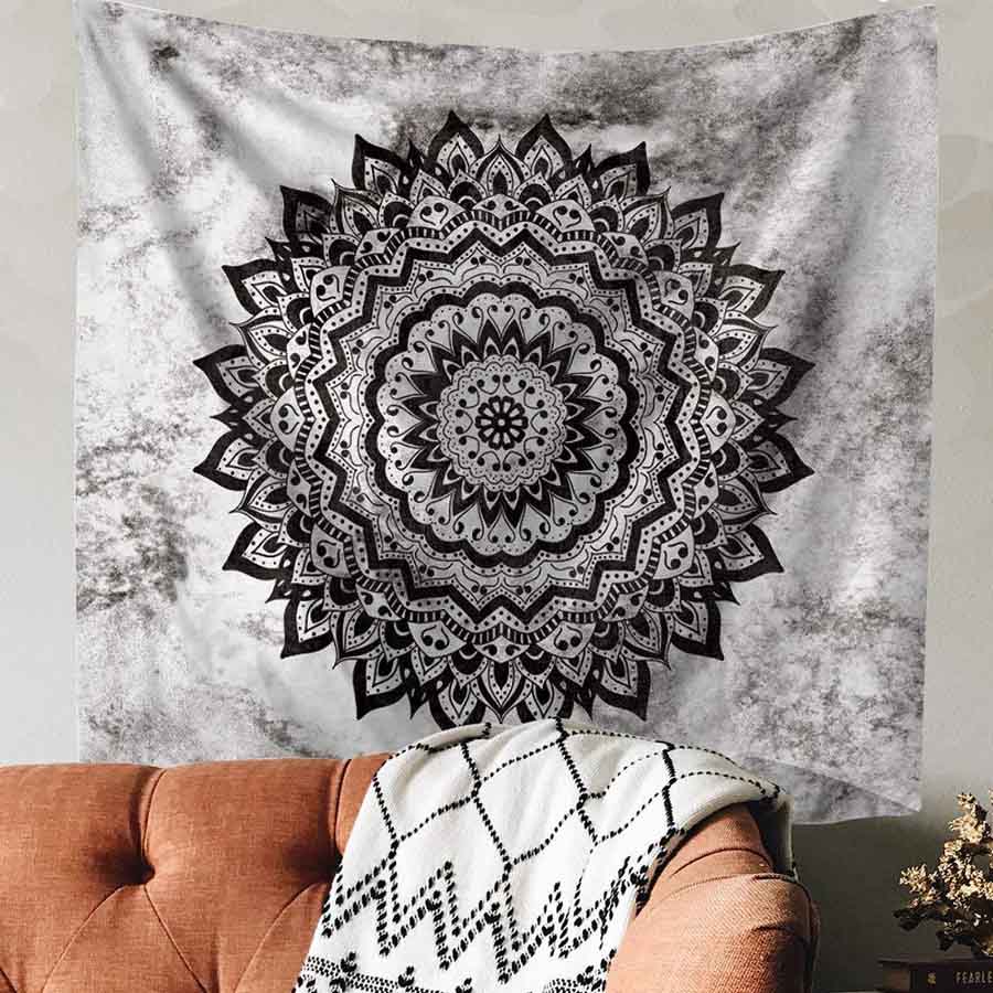 Indian Mandala Tapestry - MoonlightMysticVibes.com