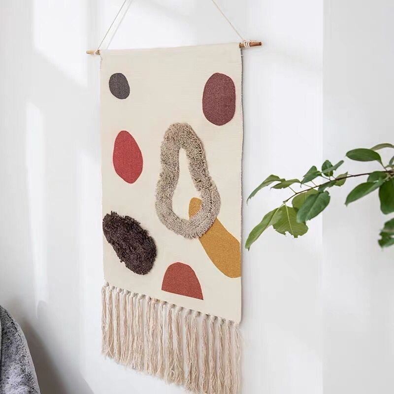 Tufted Tapestry /Hand Knotted Wall Hanging Macramé * - MoonlightMysticVibes.com