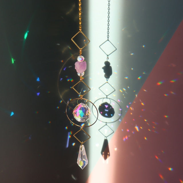 Shining Crystal Light Catcher Prism Pendant * - MoonlightMysticVibes.com