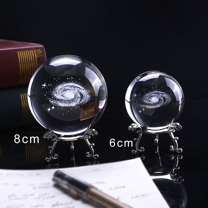 6/8cm Galaxy 3D Crystal Ball * - MoonlightMysticVibes.com