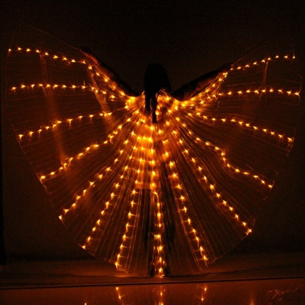 LED Belly Dance Wings/ Colorful Butterflies Wings * - MoonlightMysticVibes.com