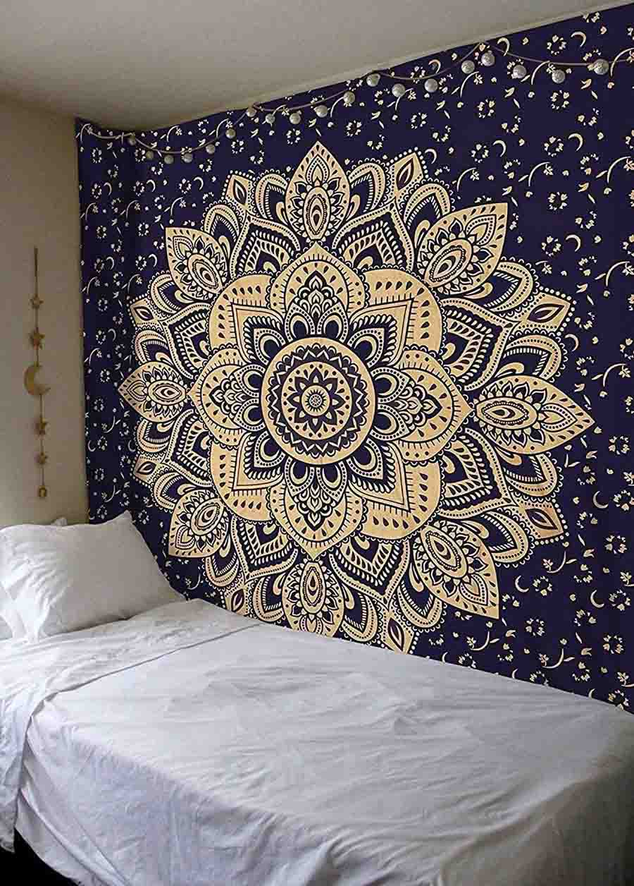 Indian Mandala Tapestry - MoonlightMysticVibes.com