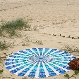 Mandala Elephant Round Tapestry - MoonlightMysticVibes.com