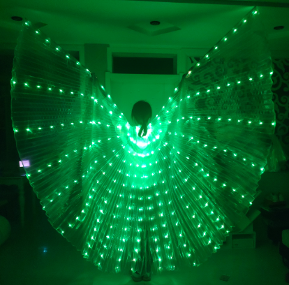 LED Belly Dance Wings/ Colorful Butterflies Wings * - MoonlightMysticVibes.com