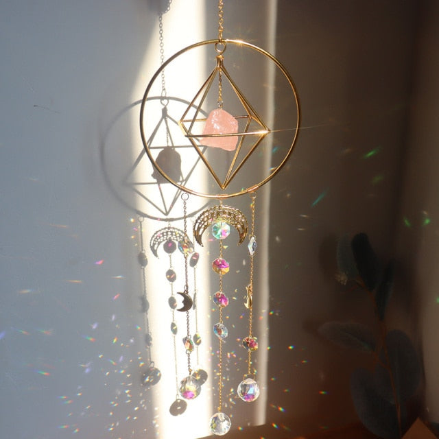 Shining Crystal Light Catcher Prism Pendant * - MoonlightMysticVibes.com