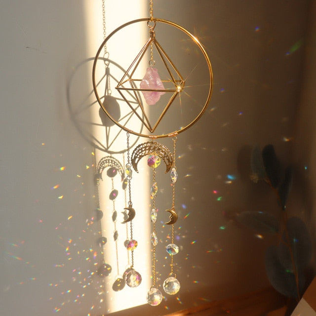 Shining Crystal Light Catcher Prism Pendant * - MoonlightMysticVibes.com