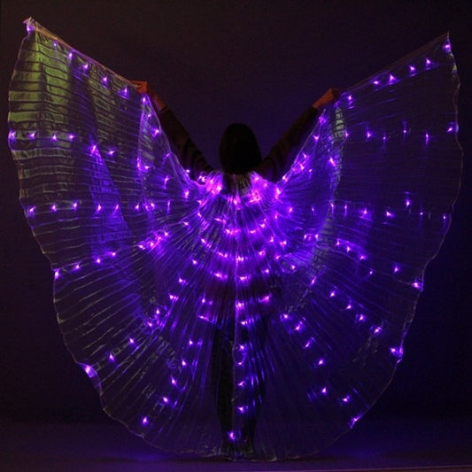 LED Belly Dance Wings/ Colorful Butterflies Wings * - MoonlightMysticVibes.com