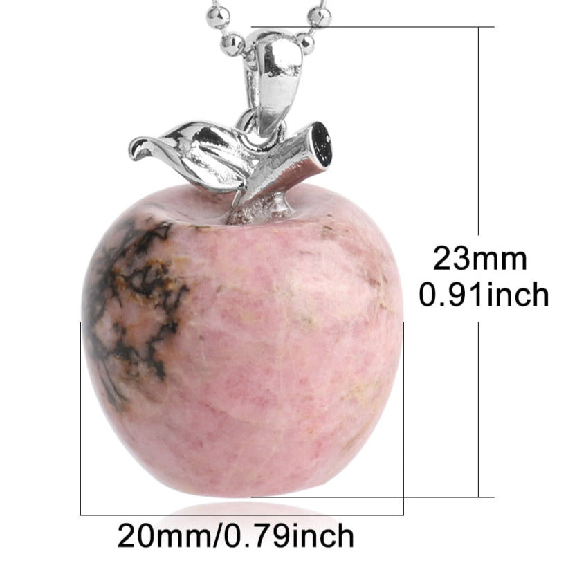 Crystal Apple Pendants * - MoonlightMysticVibes.com