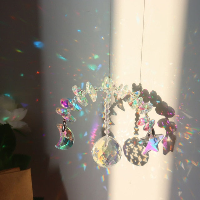 Shining Crystal Light Catcher Prism Pendant * - MoonlightMysticVibes.com