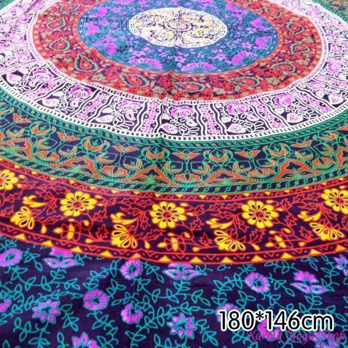 Colorful Mandala Tapestry - MoonlightMysticVibes.com