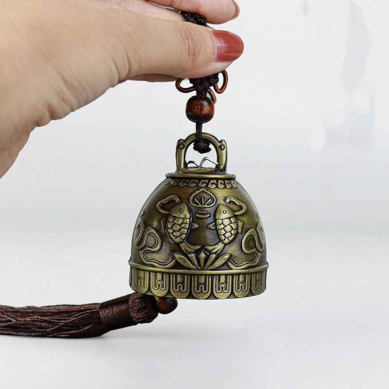 Car Pendant Copper Bell Pendant Small Wind Bell - MoonlightMysticVibes.com