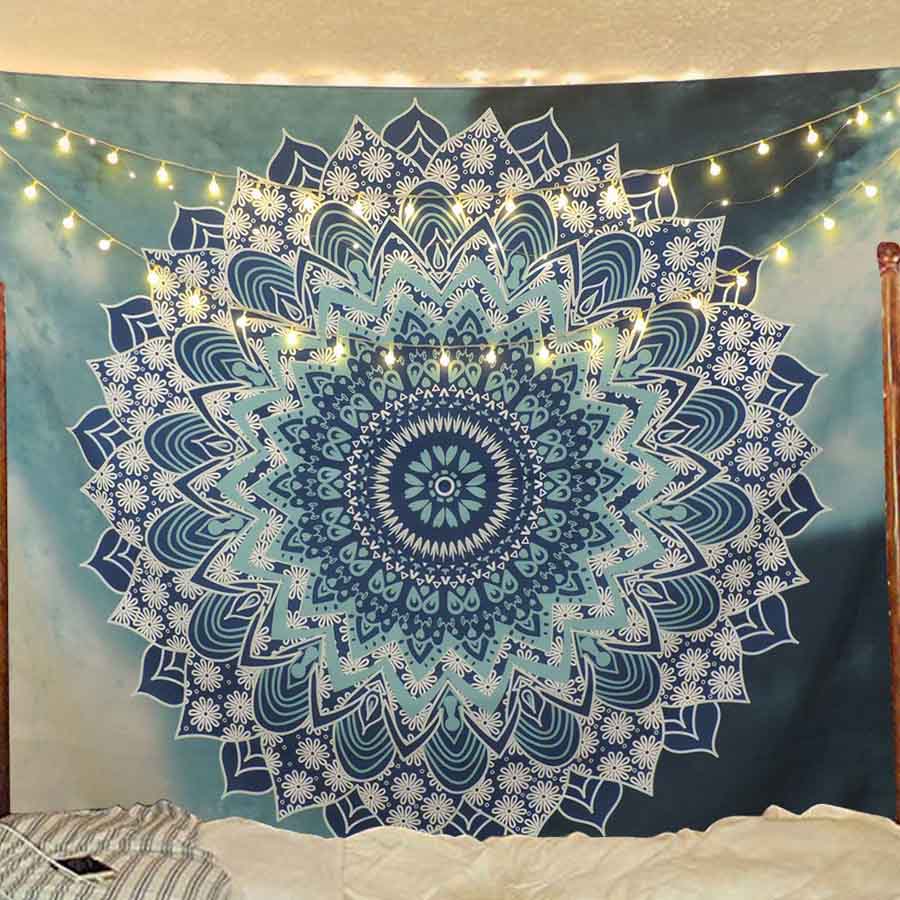 Indian Mandala Tapestry - MoonlightMysticVibes.com