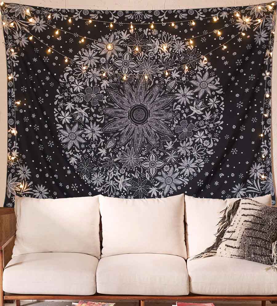 Indian Mandala Tapestry - MoonlightMysticVibes.com